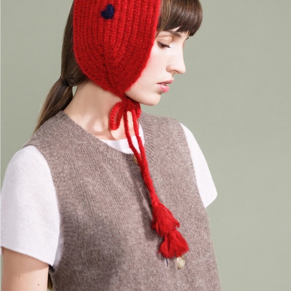 Hansel From Basel Cashmere Belen Vest in Hazelnut (size 2) - Picture 4 of 5